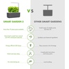 image:imageClick amp Grow Indoor Herb Garden Kit with Grow Light  Smart Garden for Home Kitchen Windowsill  Easier Than Hydroponics Growing System  Vegetable Gardening Starter 3 Basil Pods Included Grey  Easier than a hydroponic growing system Patented Smart Soil Includes 3 basil pods Choose from 50 plant varietiesGray