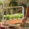 image:imageClick amp Grow Smart Garden 9 Indoor Herb Garden Kit with Grow Light White  Easier than a hydroponic growing system Patented Smart Soil Starter kit basil tomato lettuce Germination guaranteedWhite