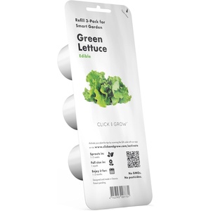 image:imageClick amp Grow Green Lettuce Refill Pods 3Pack for Smart Garden  Grow fresh crisp lettuce indoors yearround Compatible with all Click amp Grow Smart Garden models Zero effort